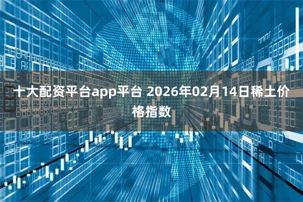 十大配资平台app平台 2026年02月14日稀土价格指数
